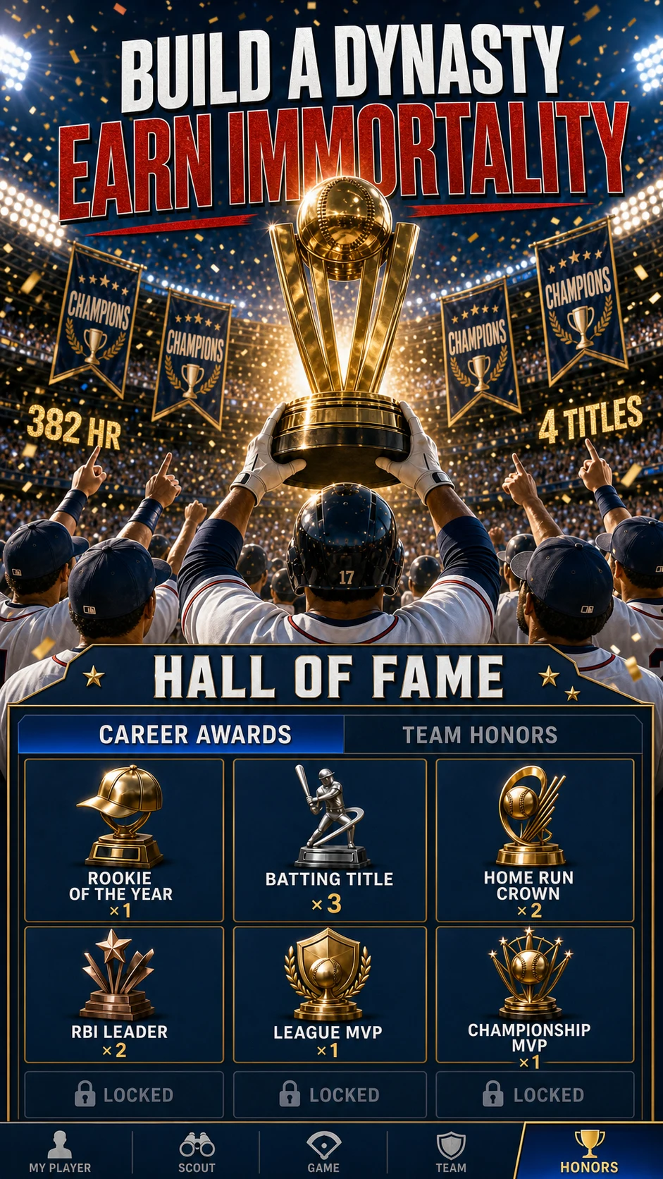 Baseball Superstar: MVP Career screenshot