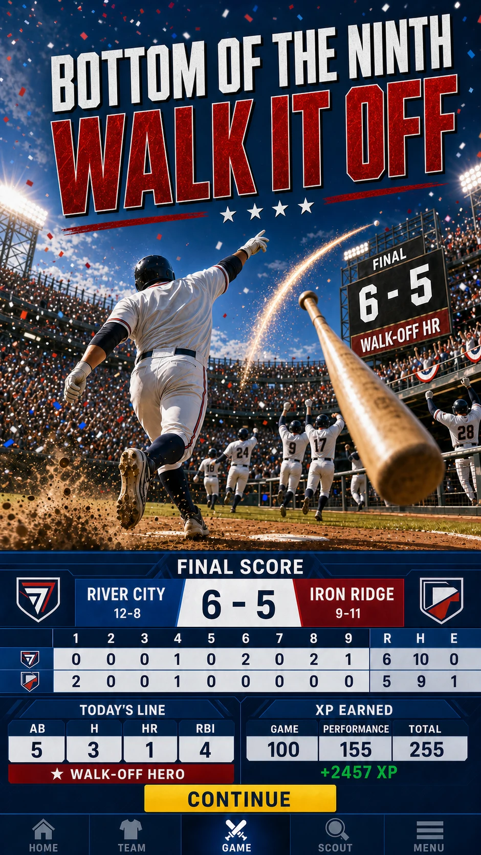 Baseball Superstar: MVP Career screenshot
